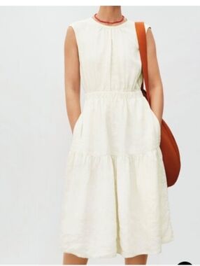 Everlane Linen Open Back Dress